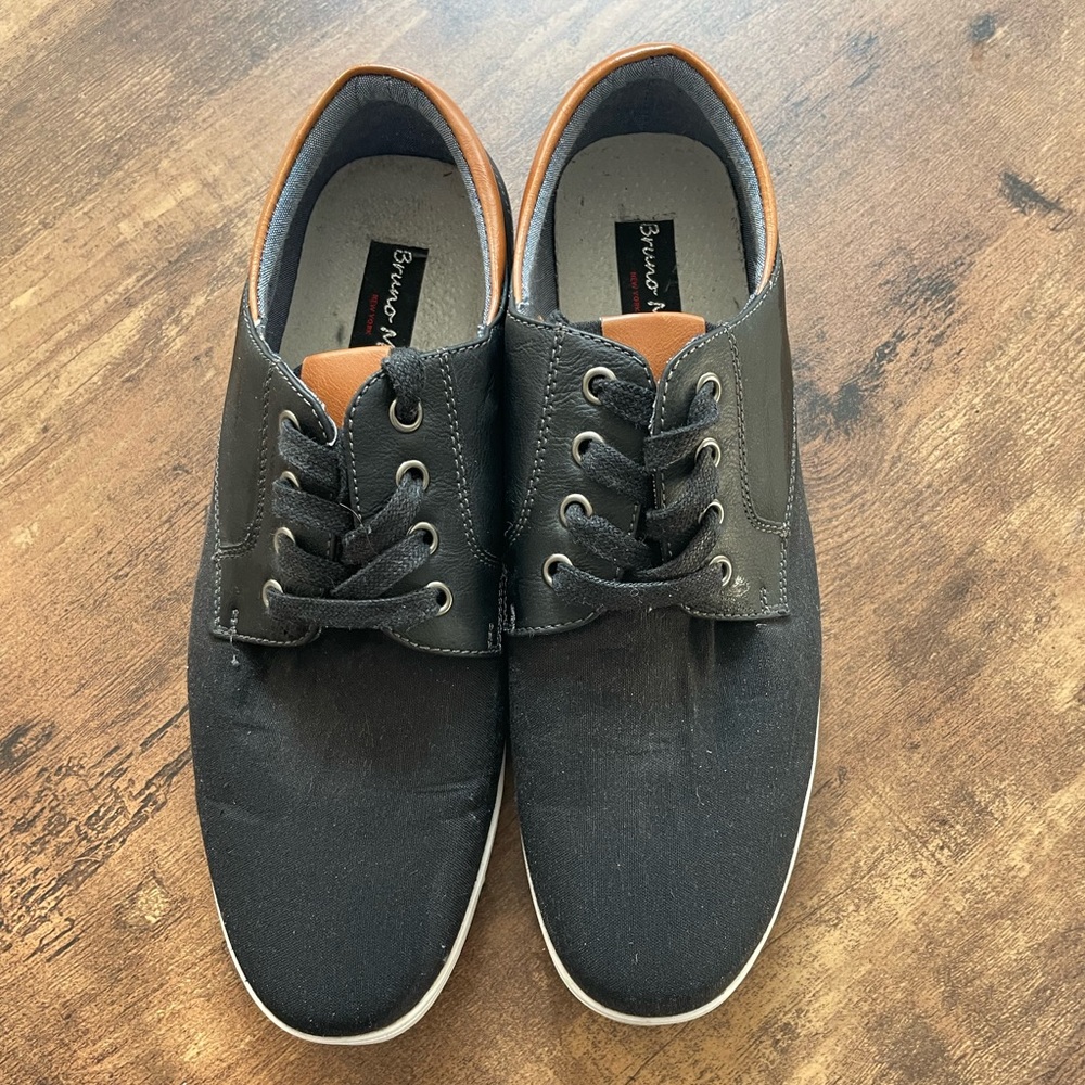 Mens Bruno Marc canvas casual sneaker